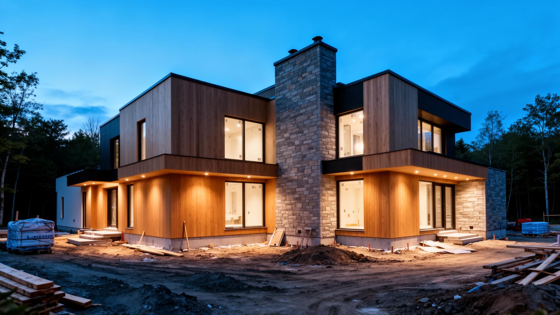 Construction résidentielle haut de gamme au Québec